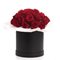 25 роз в шляпной коробке ( Кения)