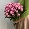 15 кустовых пионовидных роз  Сильва Пинк