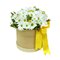 Шляпная коробка с хризантемой