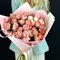 19 пионовидных роз « Мадам Бамбастик »