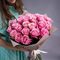 Букет 25 розовых роз " Хермоса"