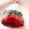 Букет 15 красных роз в упаковке 60 см