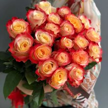 25  роз "Кабаре" нежно розовые