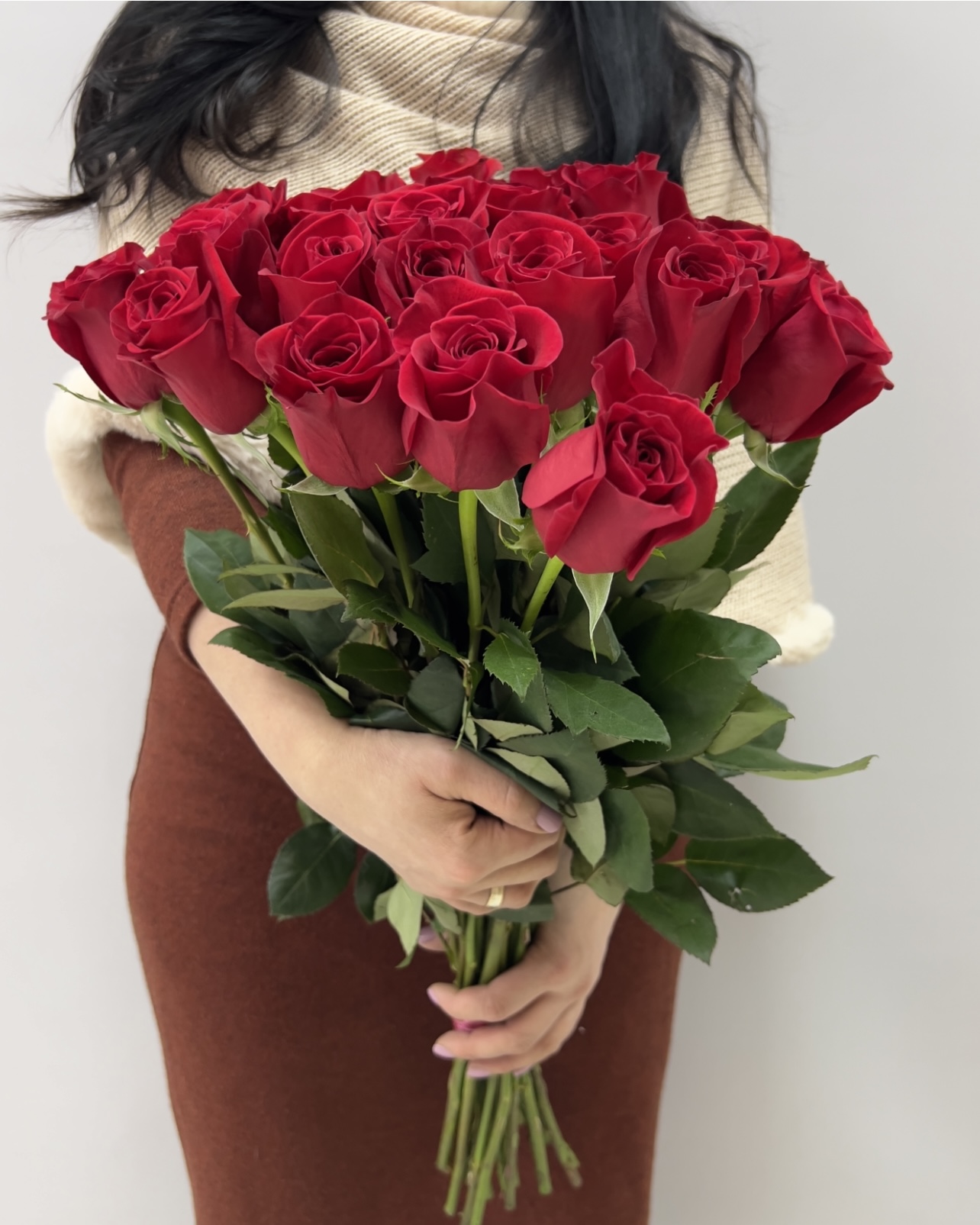 21 красная роза Эквадор в СПб