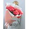 Букет из 9 коралловых пионов Coral Sunset Premium