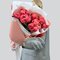 Букет из 9 коралловых пионов Coral Sunset Premium