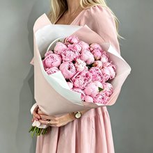 Букет 25 пионов Сара Бернар