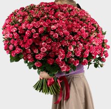 101 кустовая роза Фаерворкс