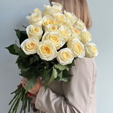 25 пионовидных роз Кандилайт