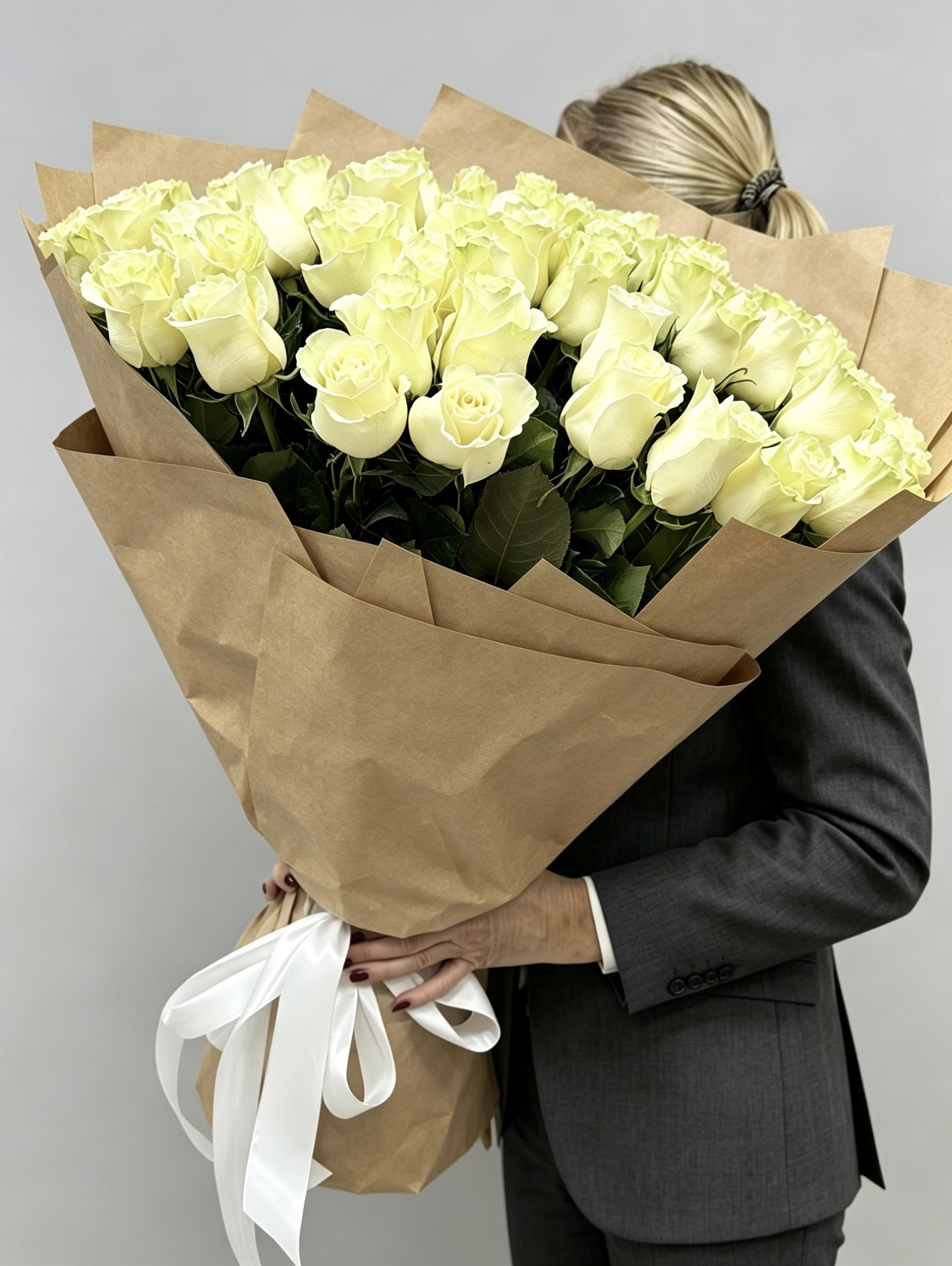 Букет в крафтовой упаковке