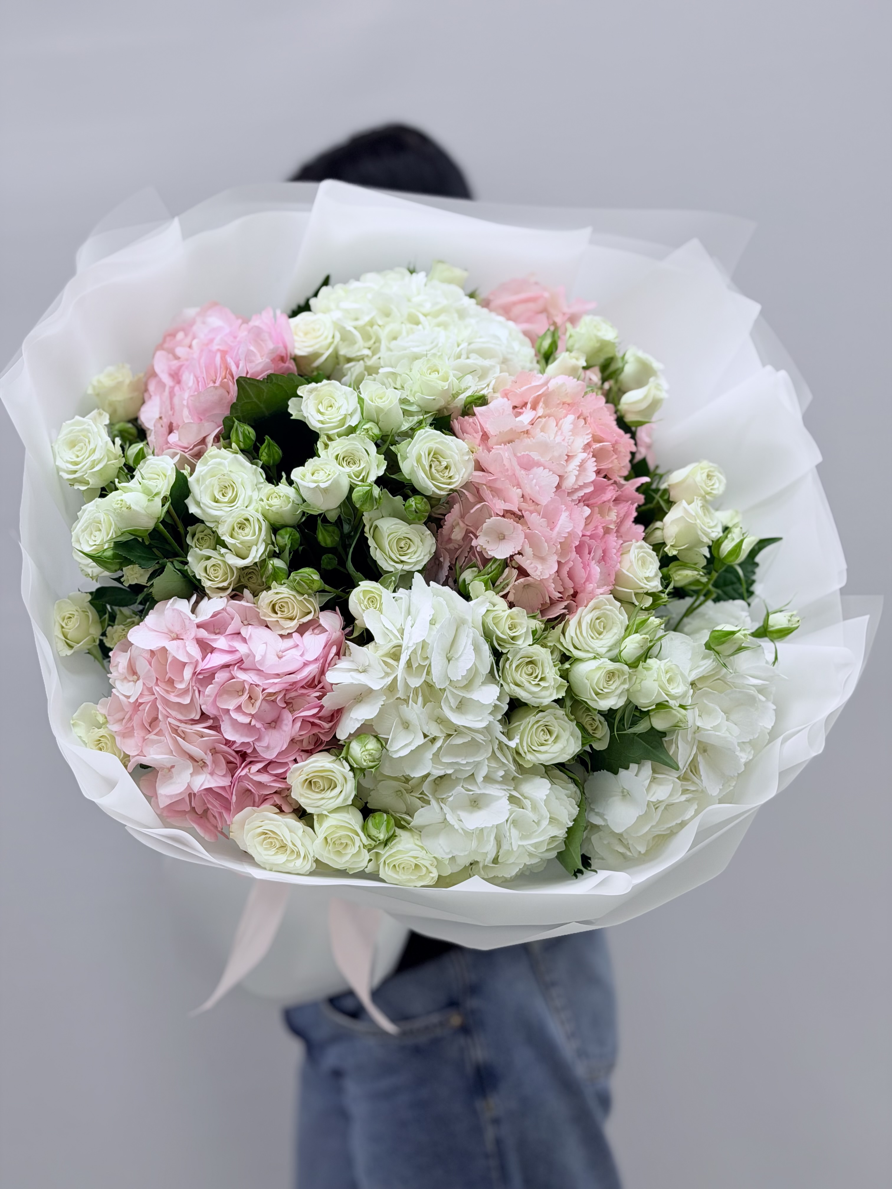 Гортензия синяя крупно