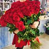 Роза 80 см Фридом 101 шт 