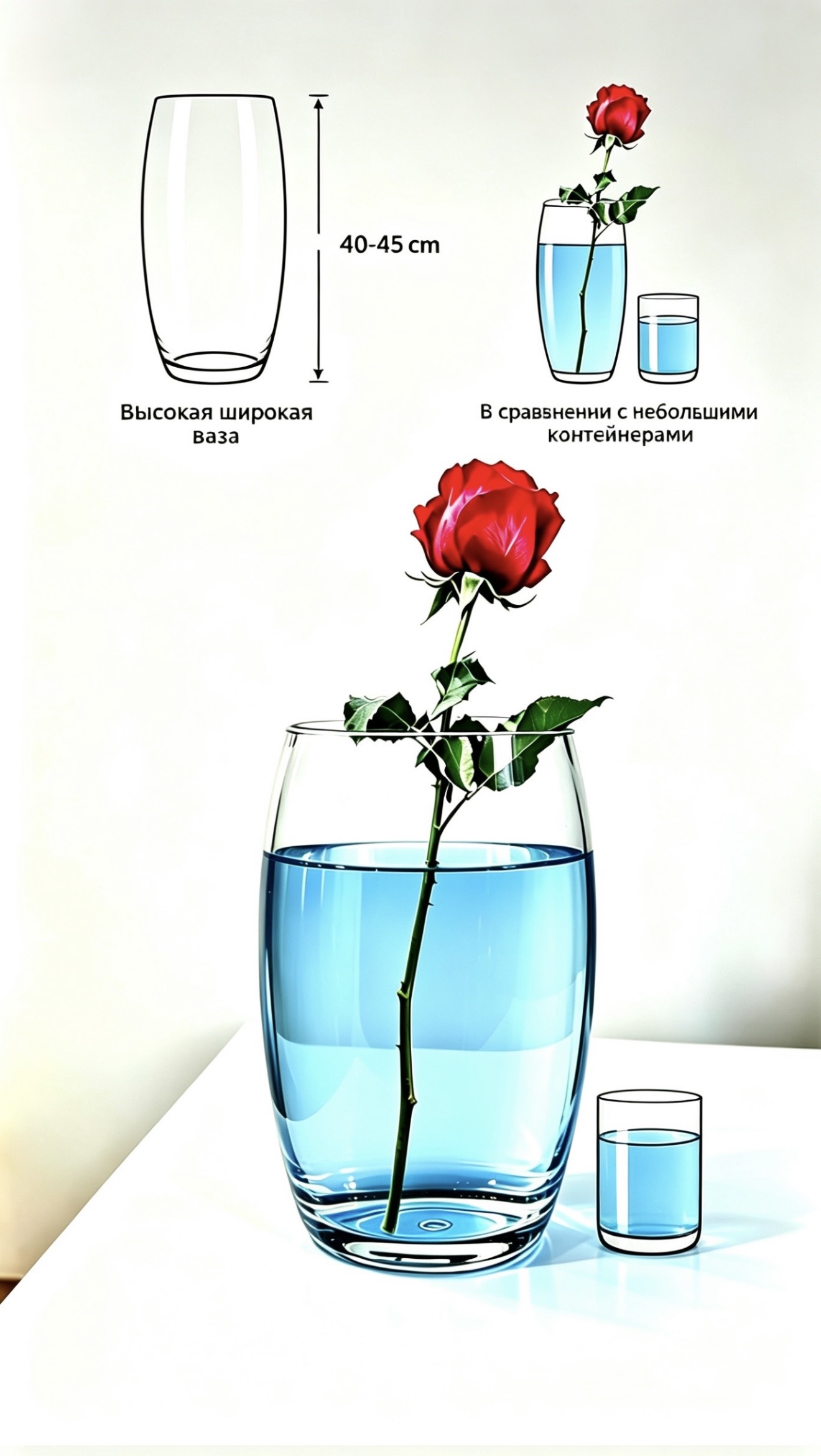 Уход за розами: правильный уровень воды