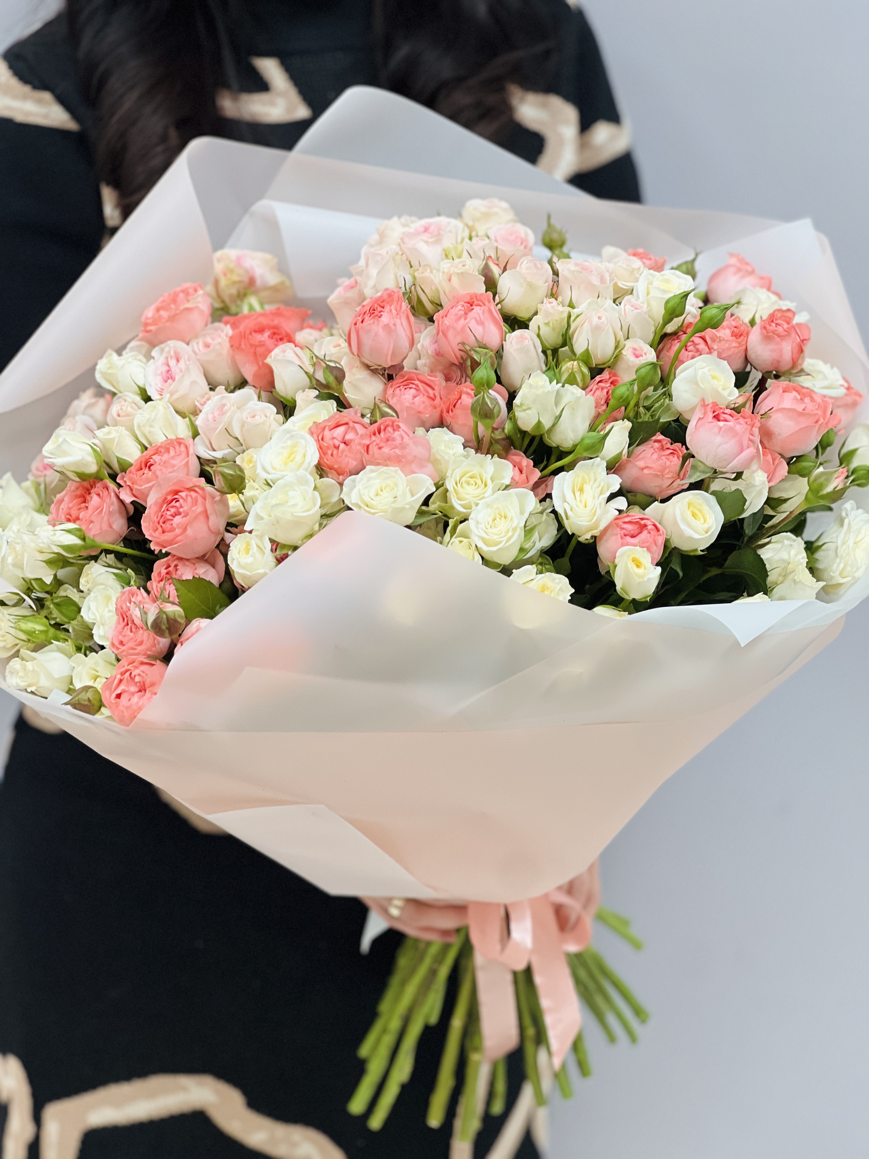 Букет Лирика чувств 35 роз фронтальный вид