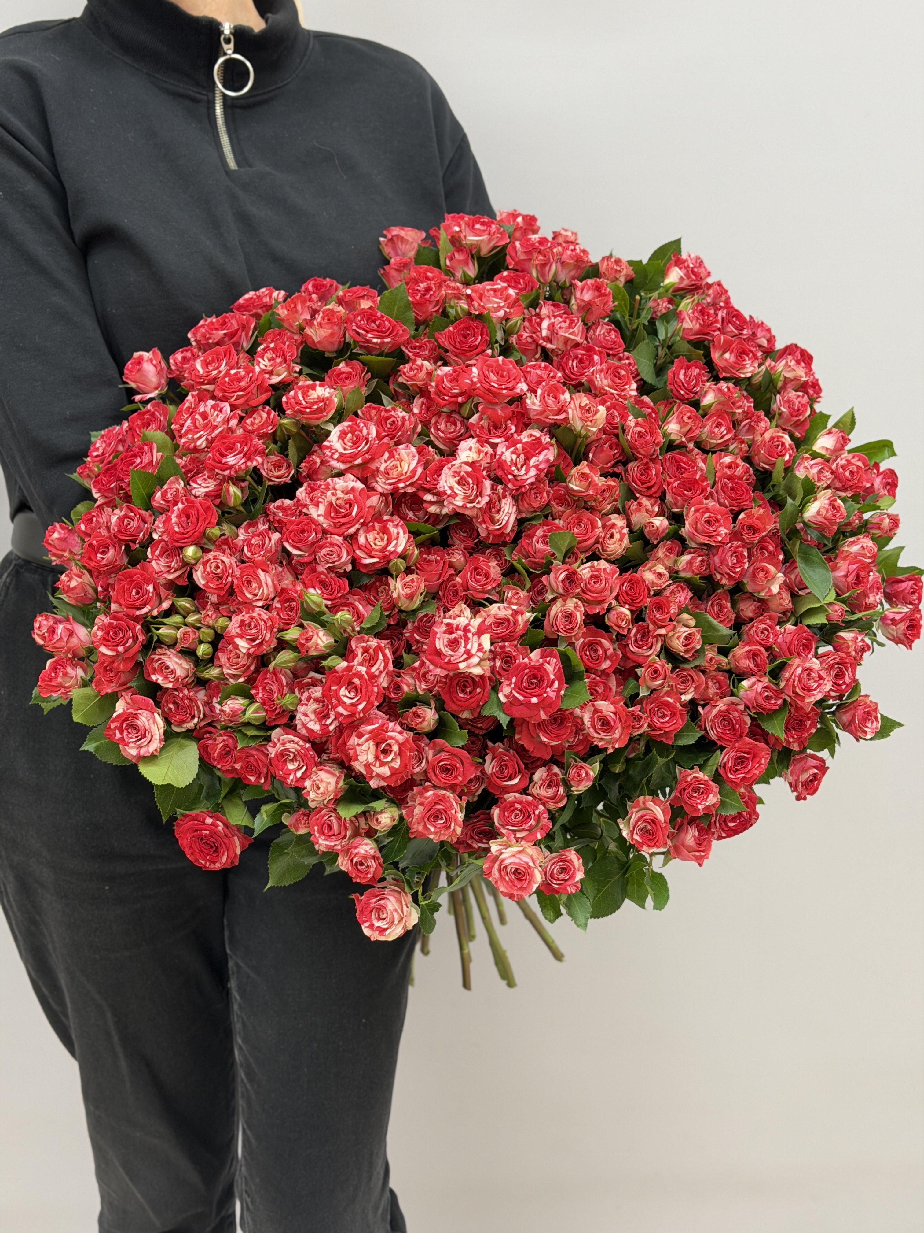 Букет сбоку, показывает объем