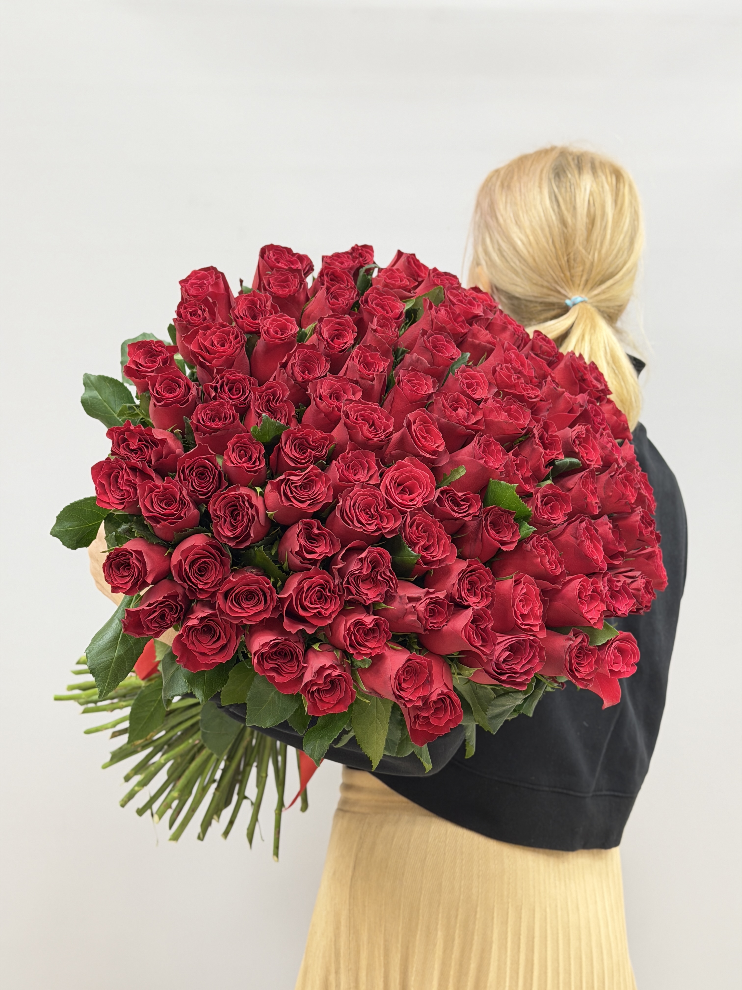 Детали бутонов розы Родос крупным планом