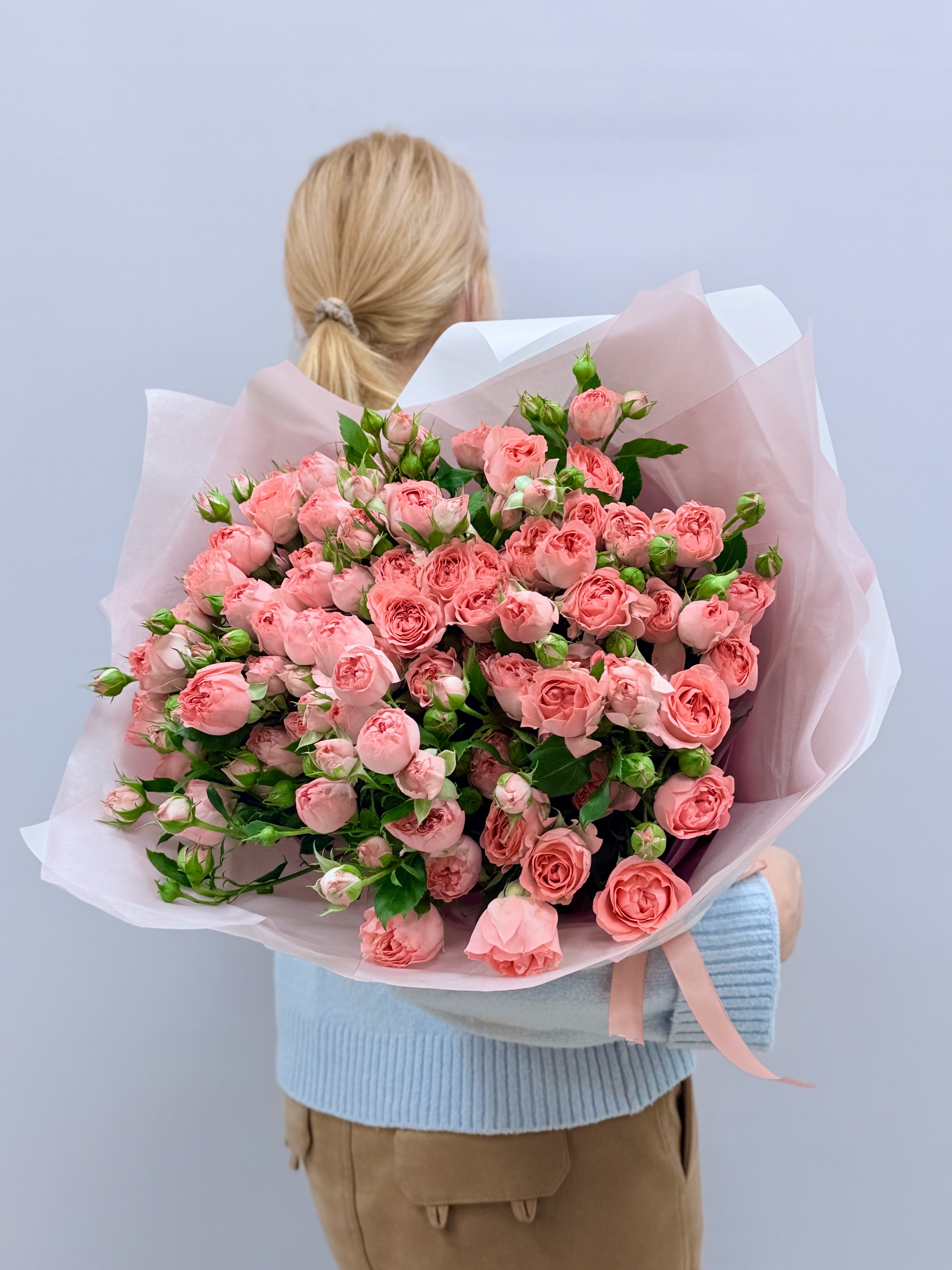 Букет в интерьере