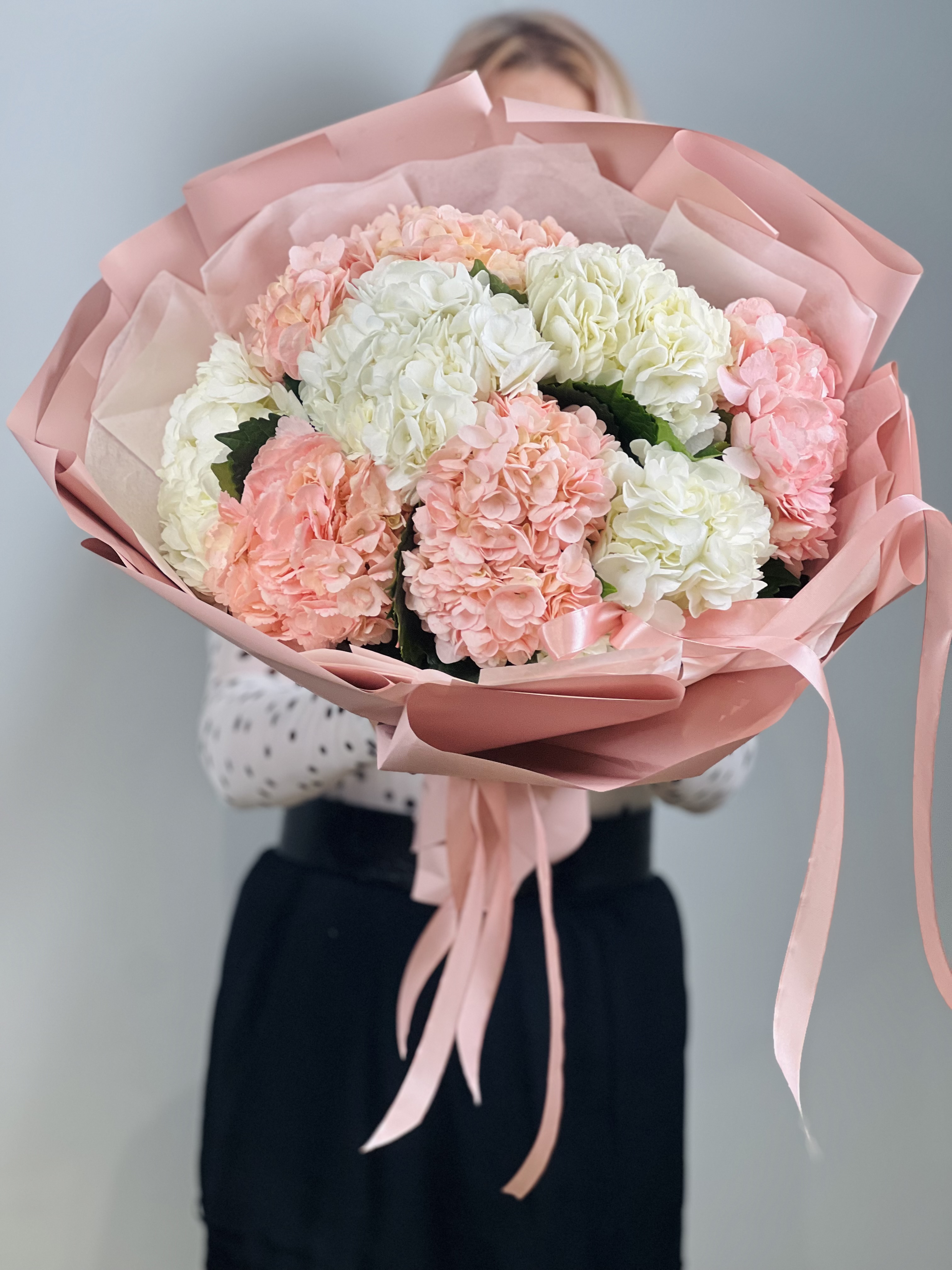 Голубая гортензия