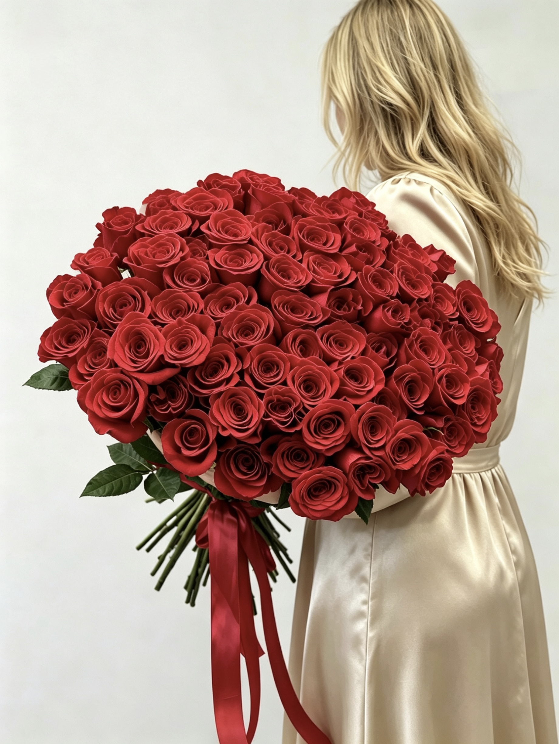 Крупный план бутона розы Freedom