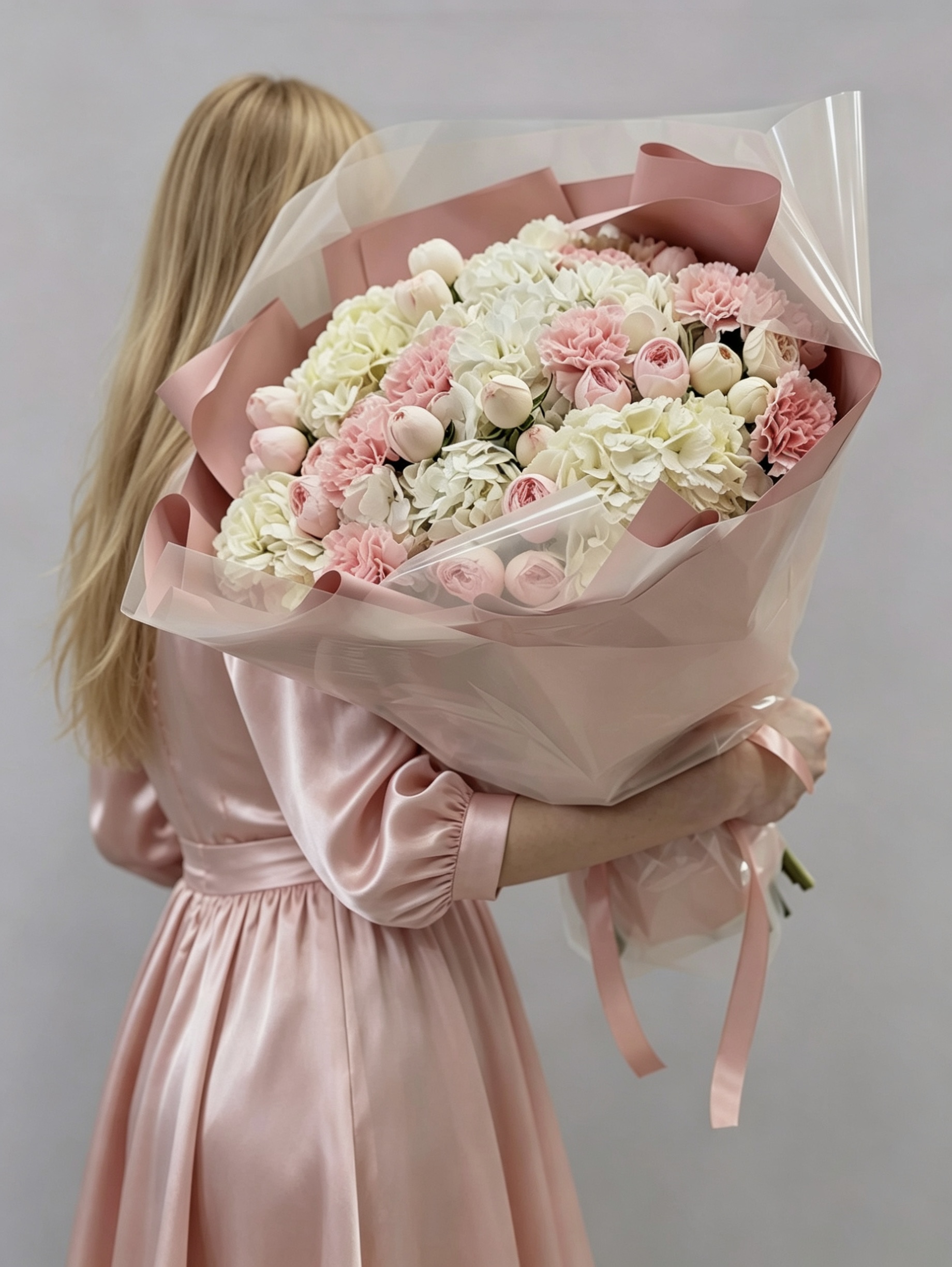 Букет в упаковке премиум