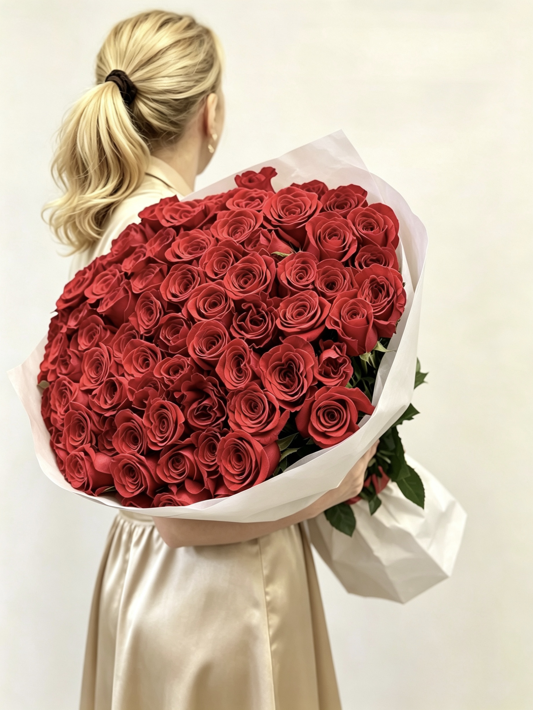 Букет в плёночной упаковке