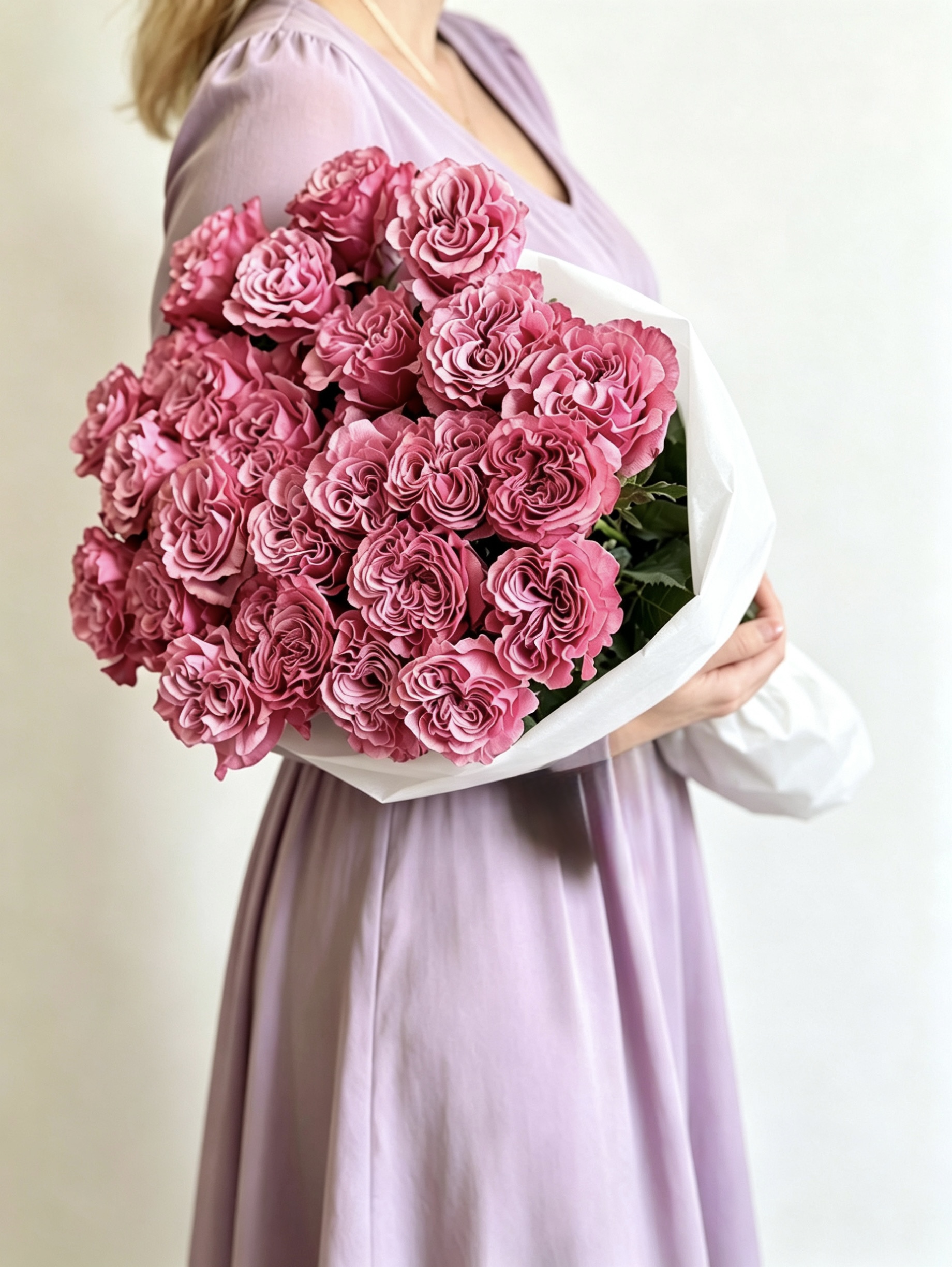 Букет в плёночной упаковке