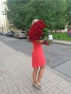 51 роза темно красная 60 см сорт Эксплорер